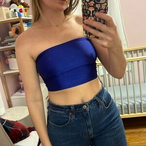 Blue Tube Top